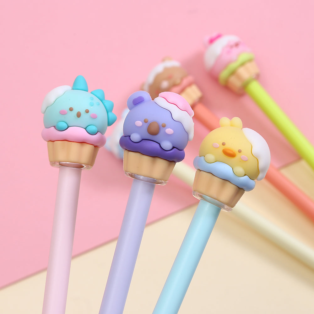 22666 CUPCAKE ANIMAL GEL PEN-36