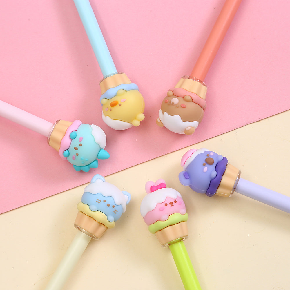 22666 CUPCAKE ANIMAL GEL PEN-36