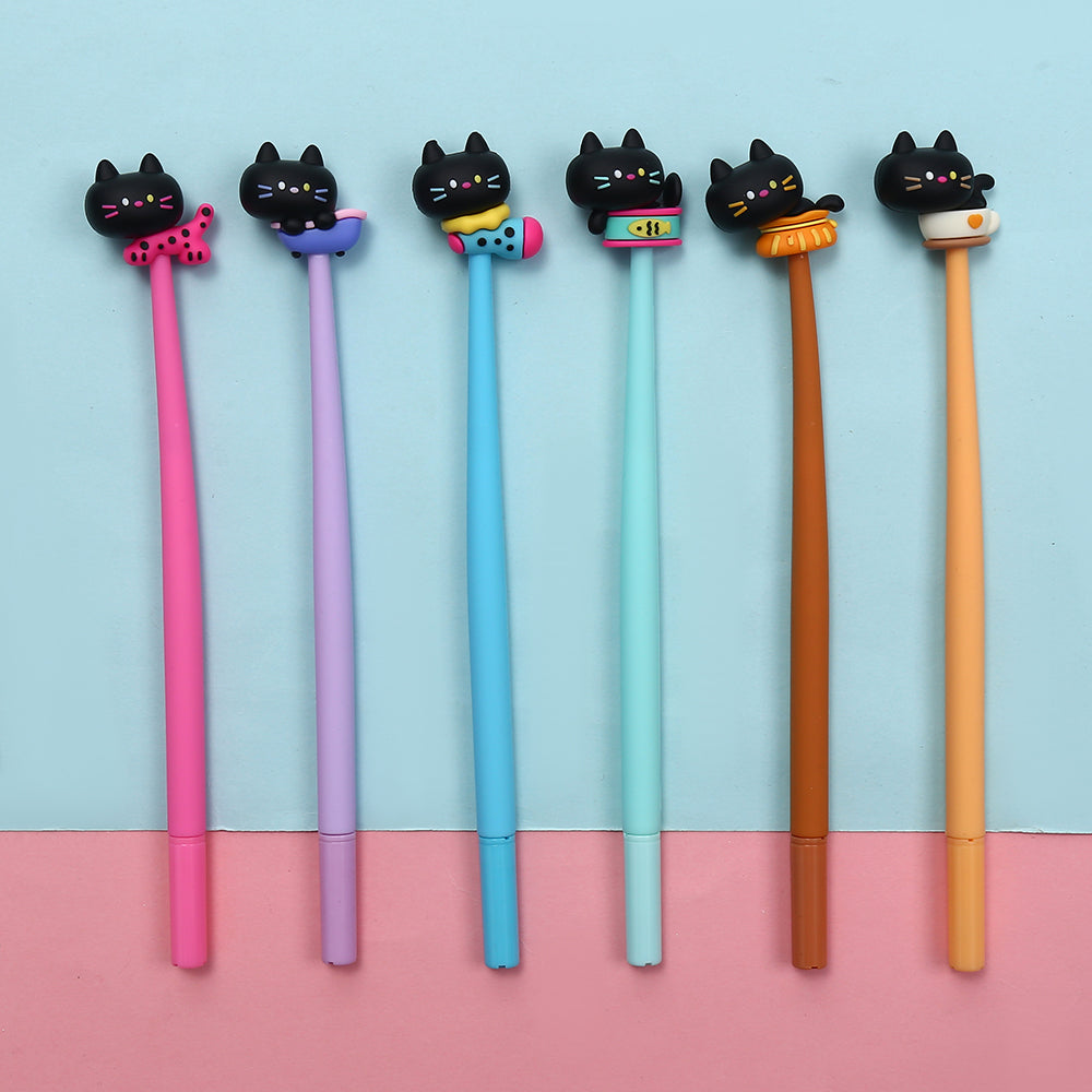 22670 BLACK CAT WIGGLE GEL PEN-36