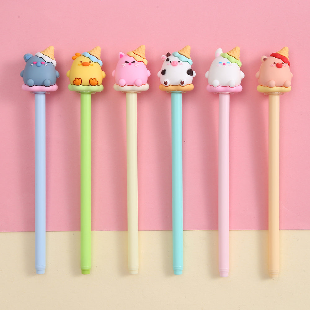 22672 ICE CREAM PARTY ANIMAL GEL PEN-36