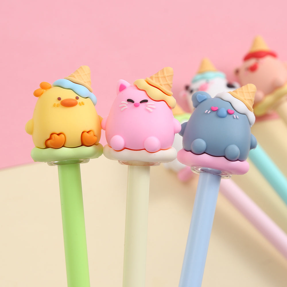 22672 ICE CREAM PARTY ANIMAL GEL PEN-36