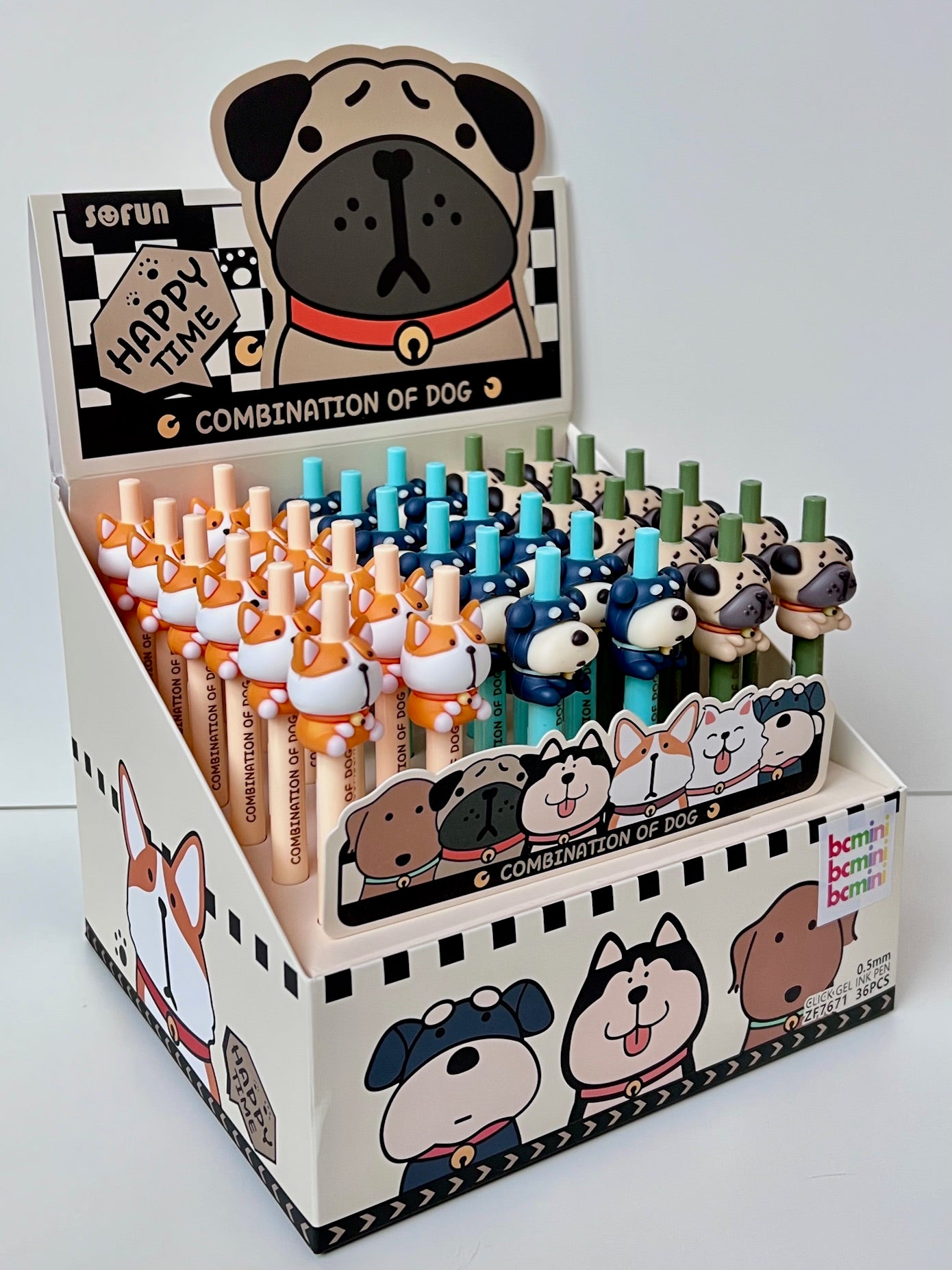 22676 BULLDOG RETRACTABLE GEL PEN-36