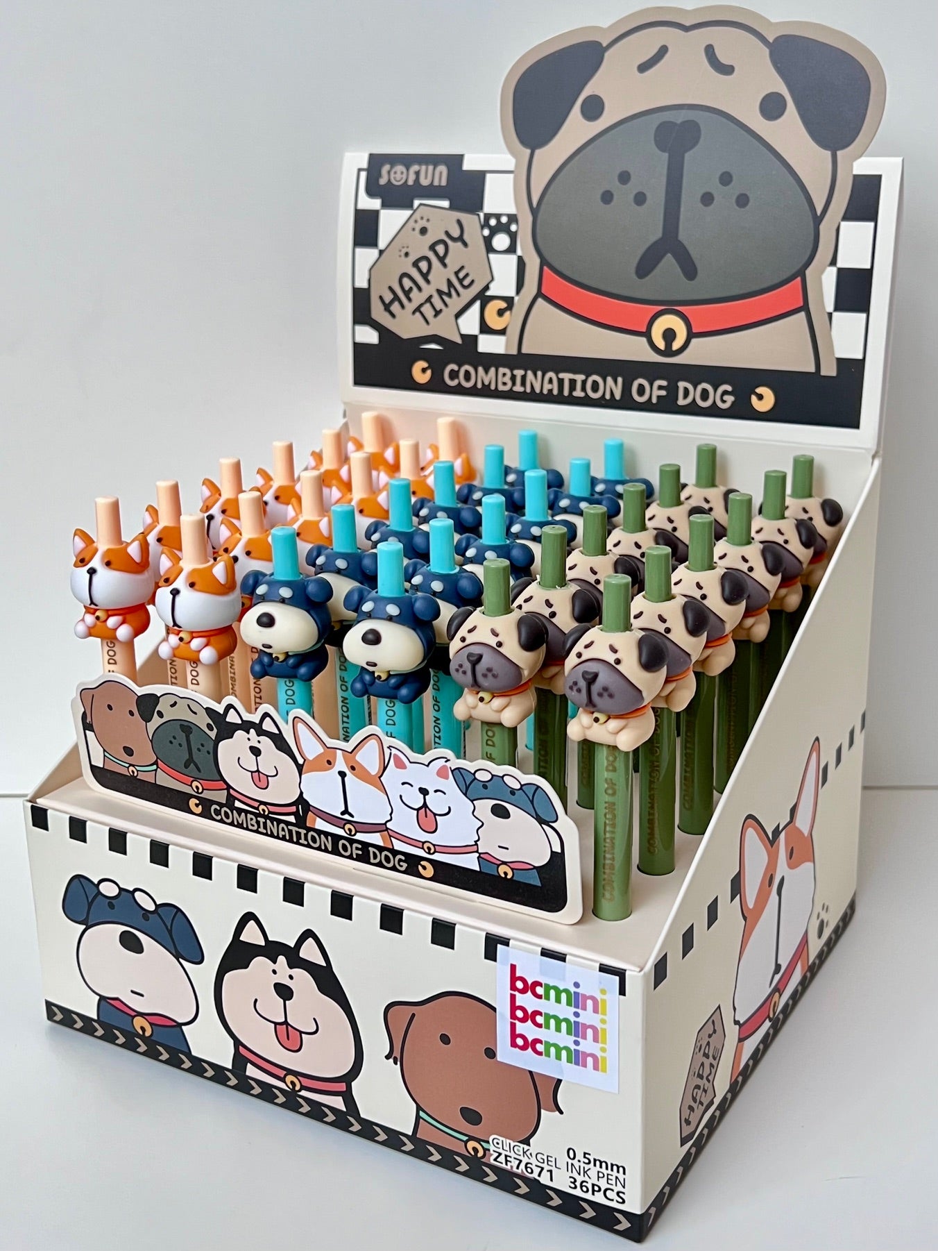 22676 BULLDOG RETRACTABLE GEL PEN-36