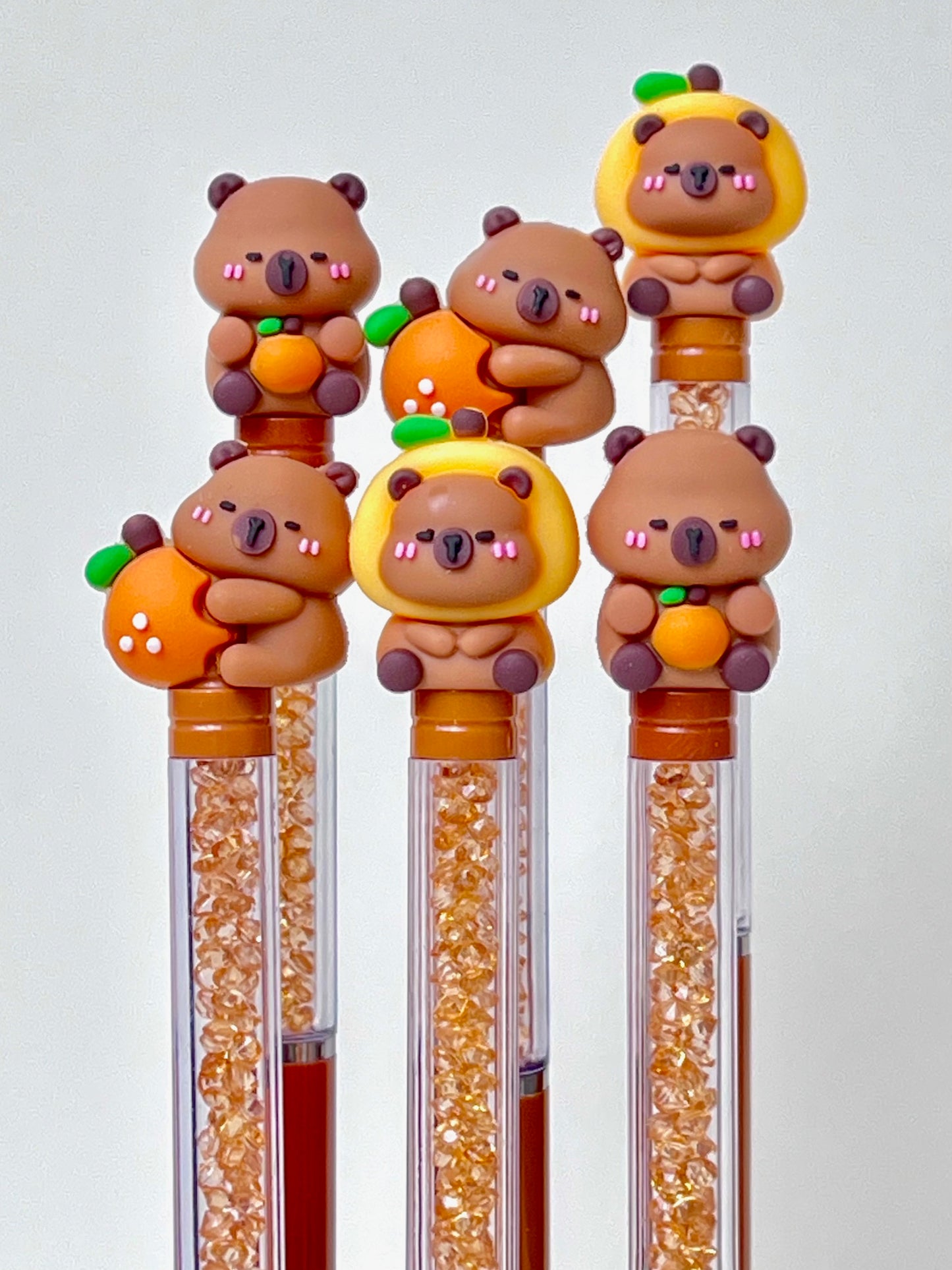 22691 Capybara Crystal Gel Pen-48