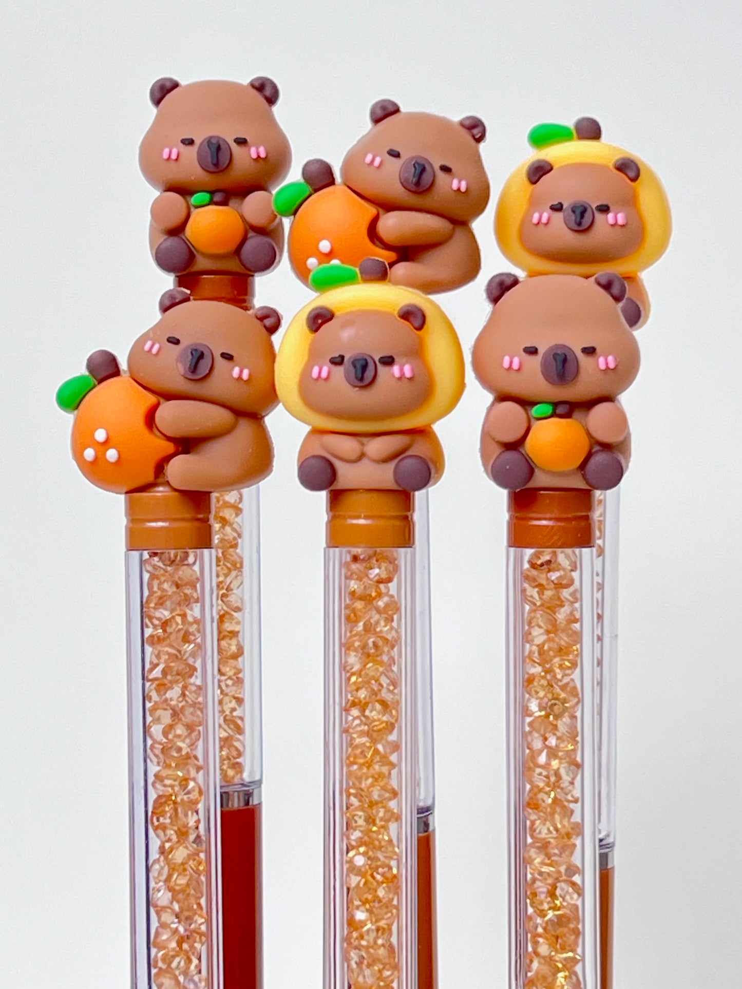 22691 Capybara Crystal Gel Pen-48