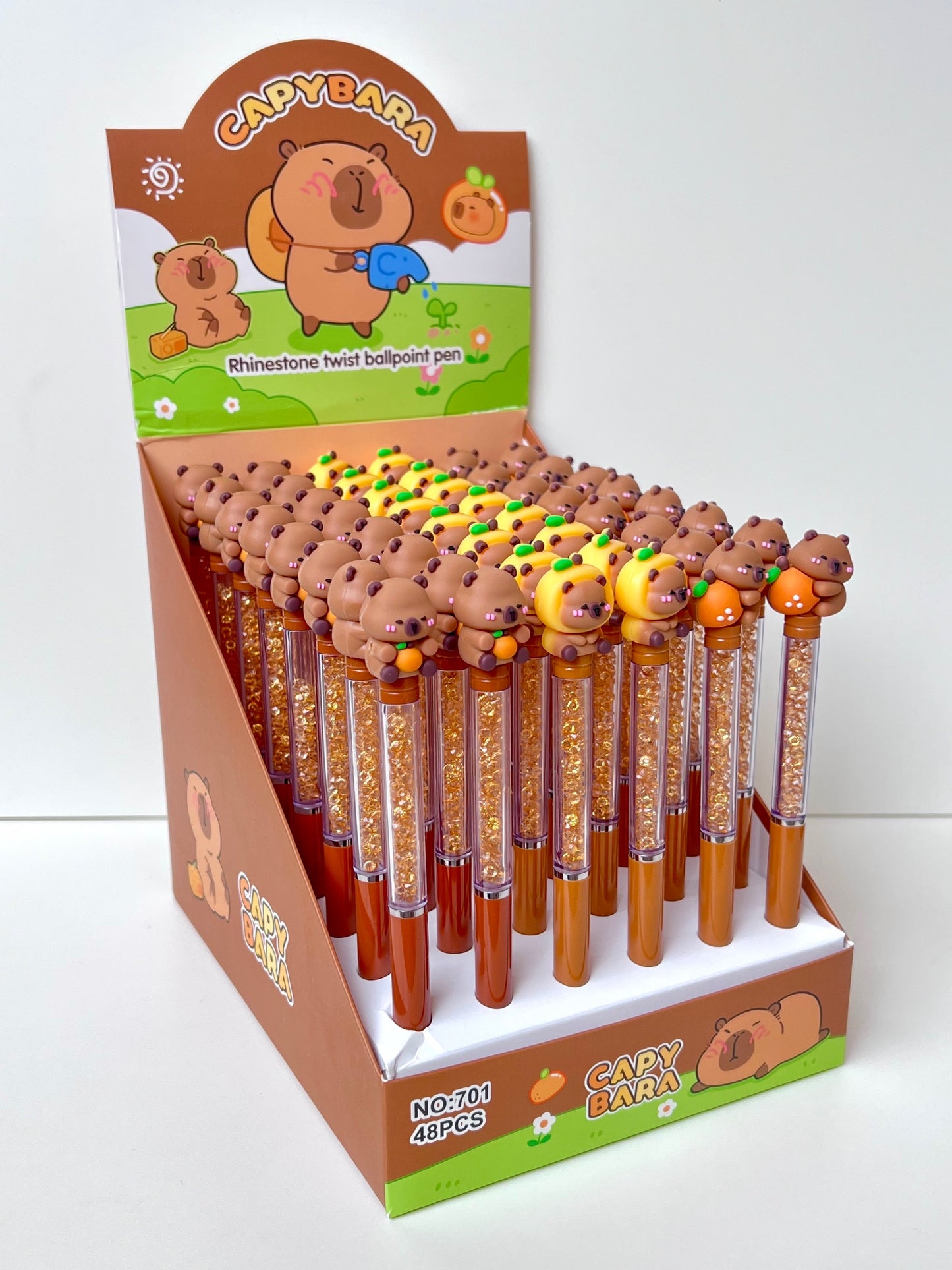 22691 Capybara Crystal Gel Pen-48