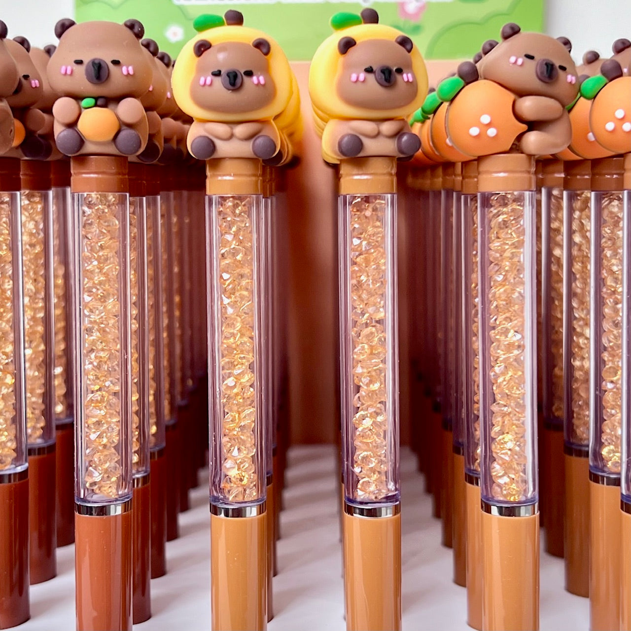 22691 Capybara Crystal Gel Pen-48