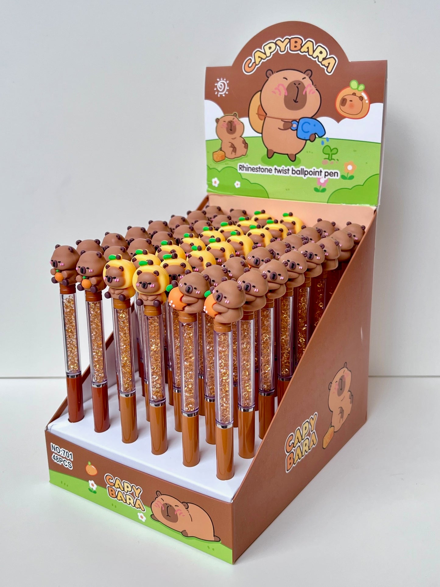 22691 Capybara Crystal Gel Pen-48