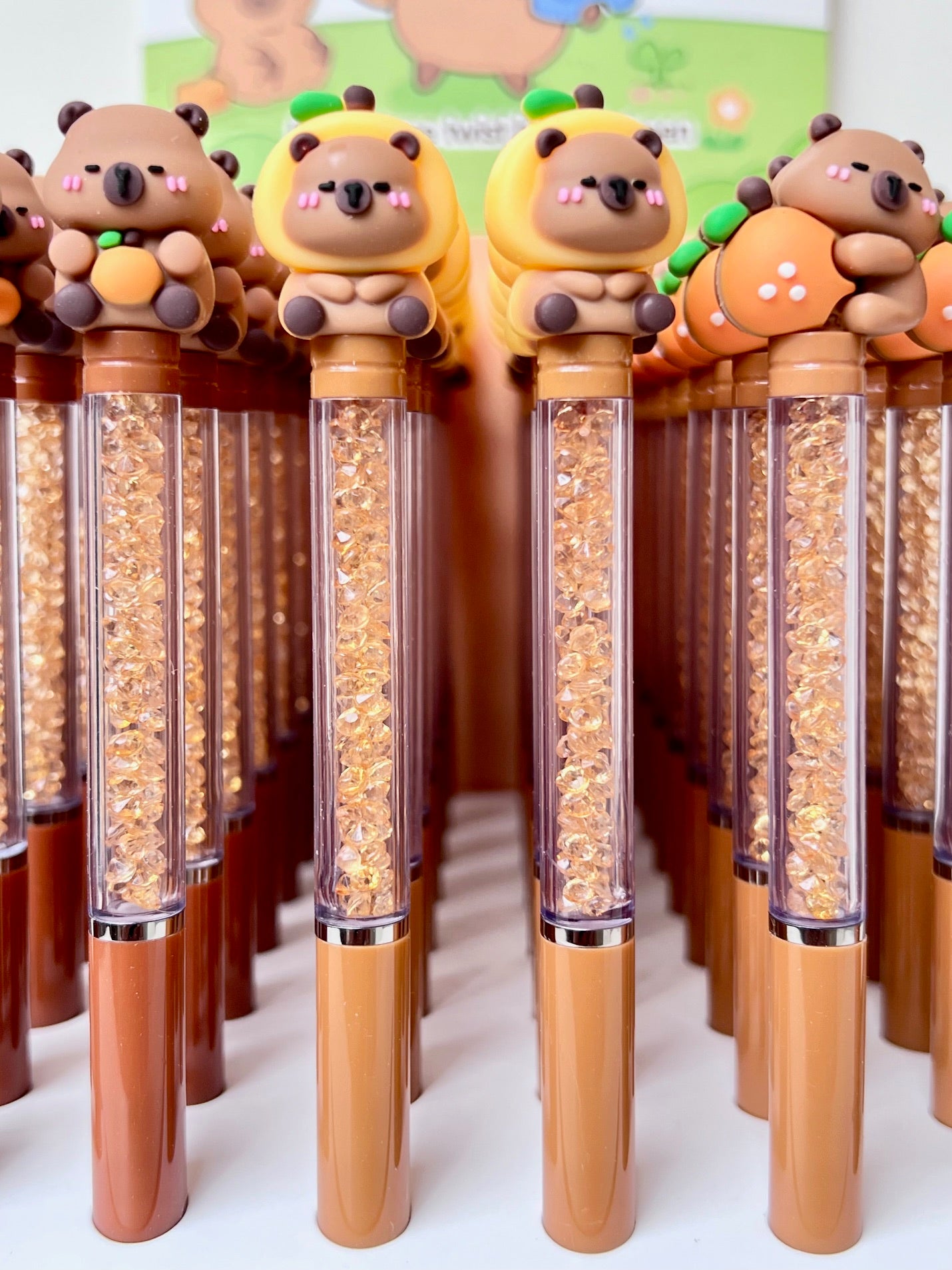 22691 Capybara Crystal Gel Pen-48