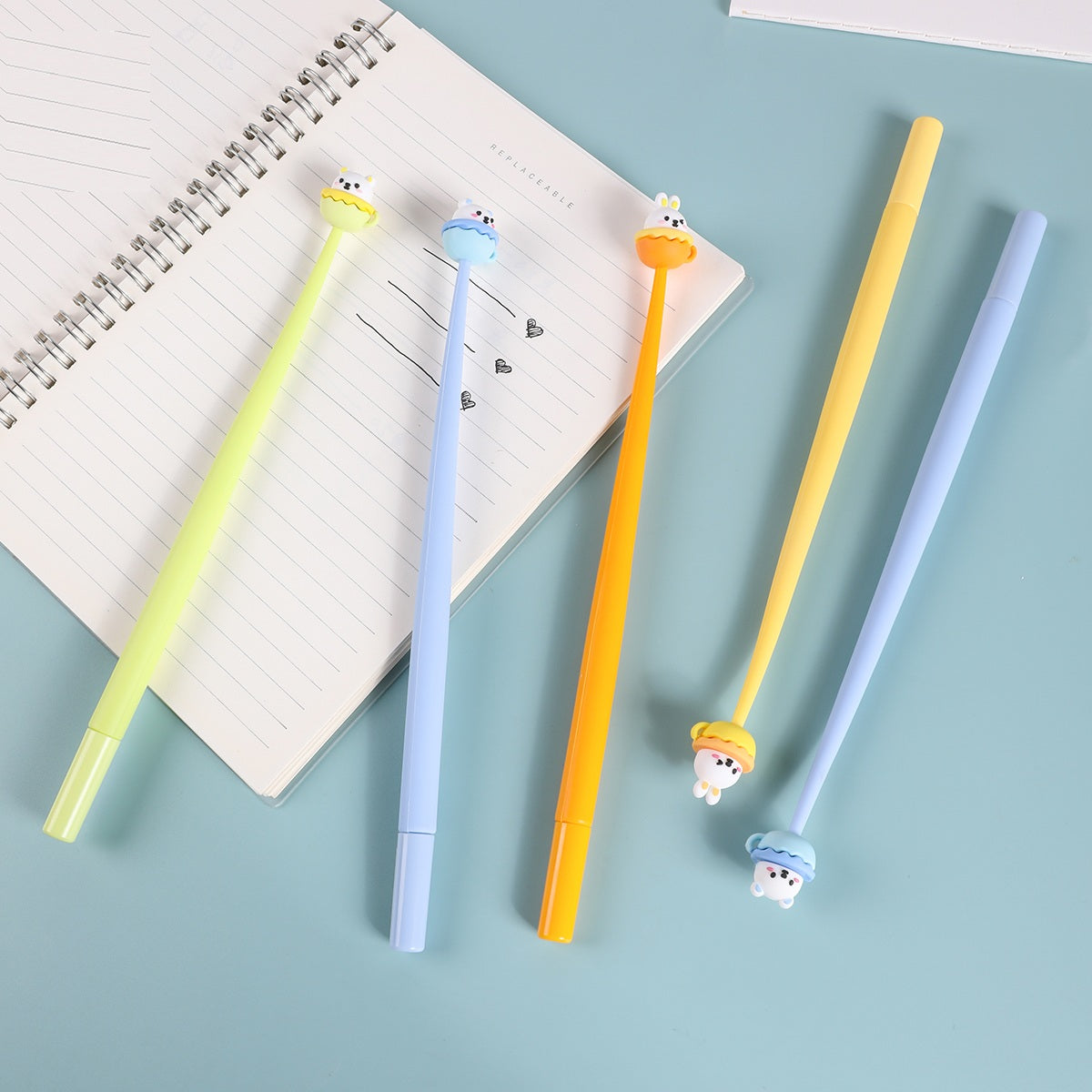 22692 Animal Teacup Gel Pen-48