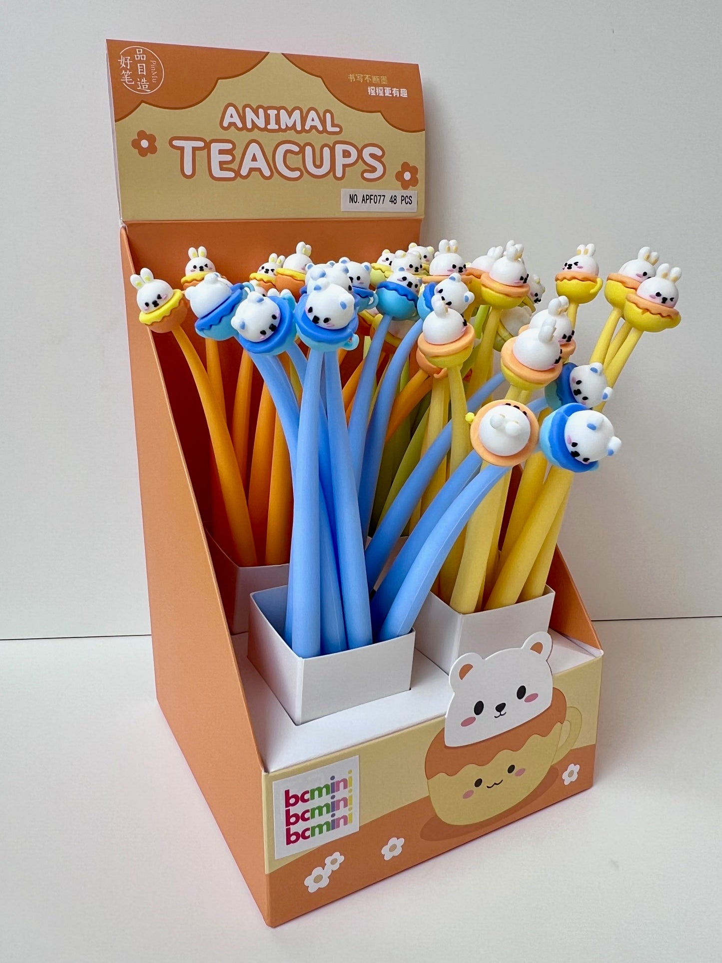22692 Animal Teacup Gel Pen-48