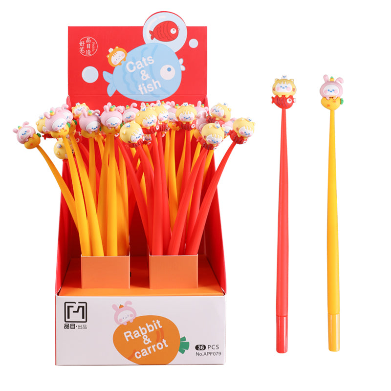 22693 Cat & Fish Gel Pen-48