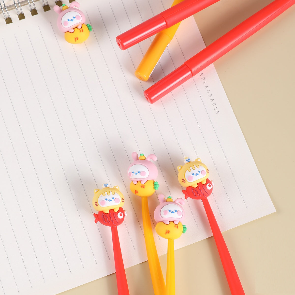 22693 Cat & Fish Gel Pen-48