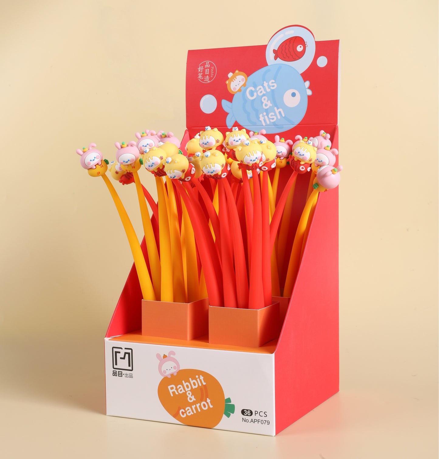 22693 Cat & Fish Gel Pen-48