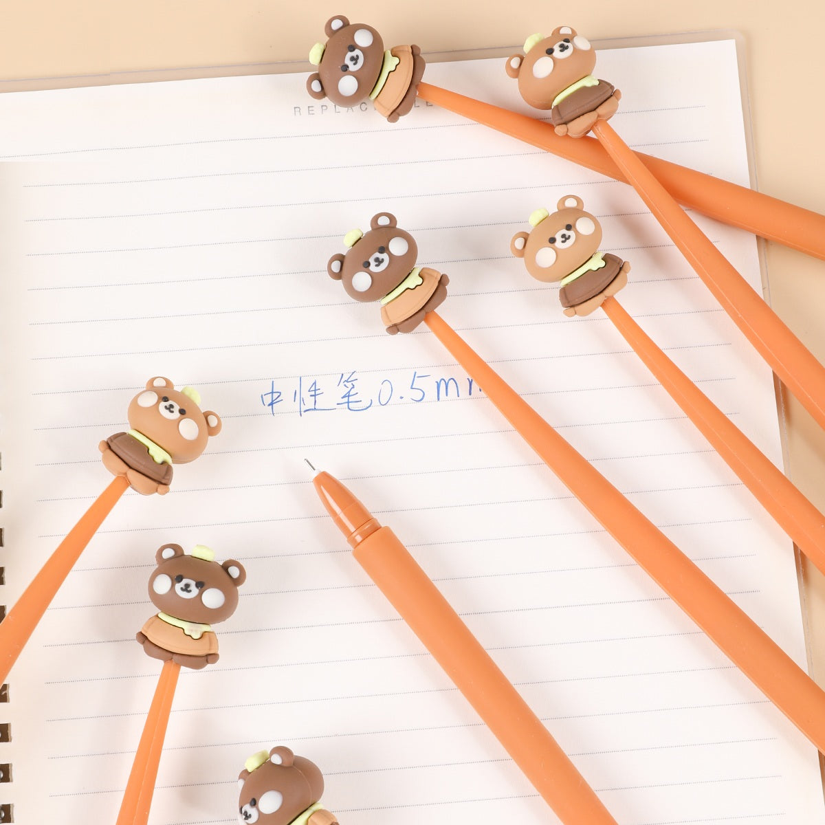 22699 Cheese Bear Wiggle Gel Pen-48