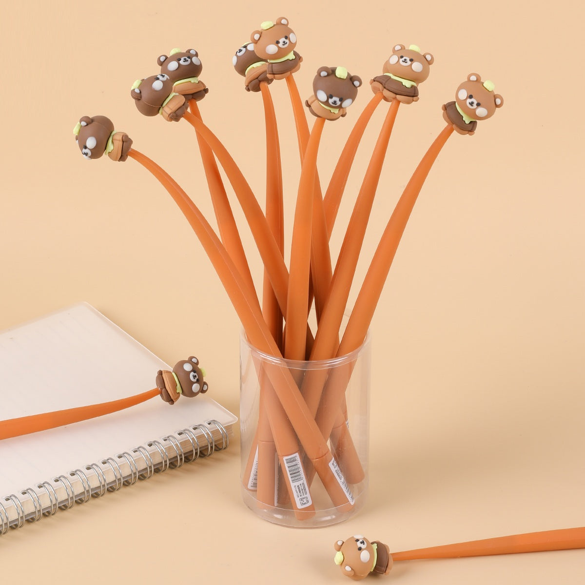 22699 Cheese Bear Wiggle Gel Pen-48