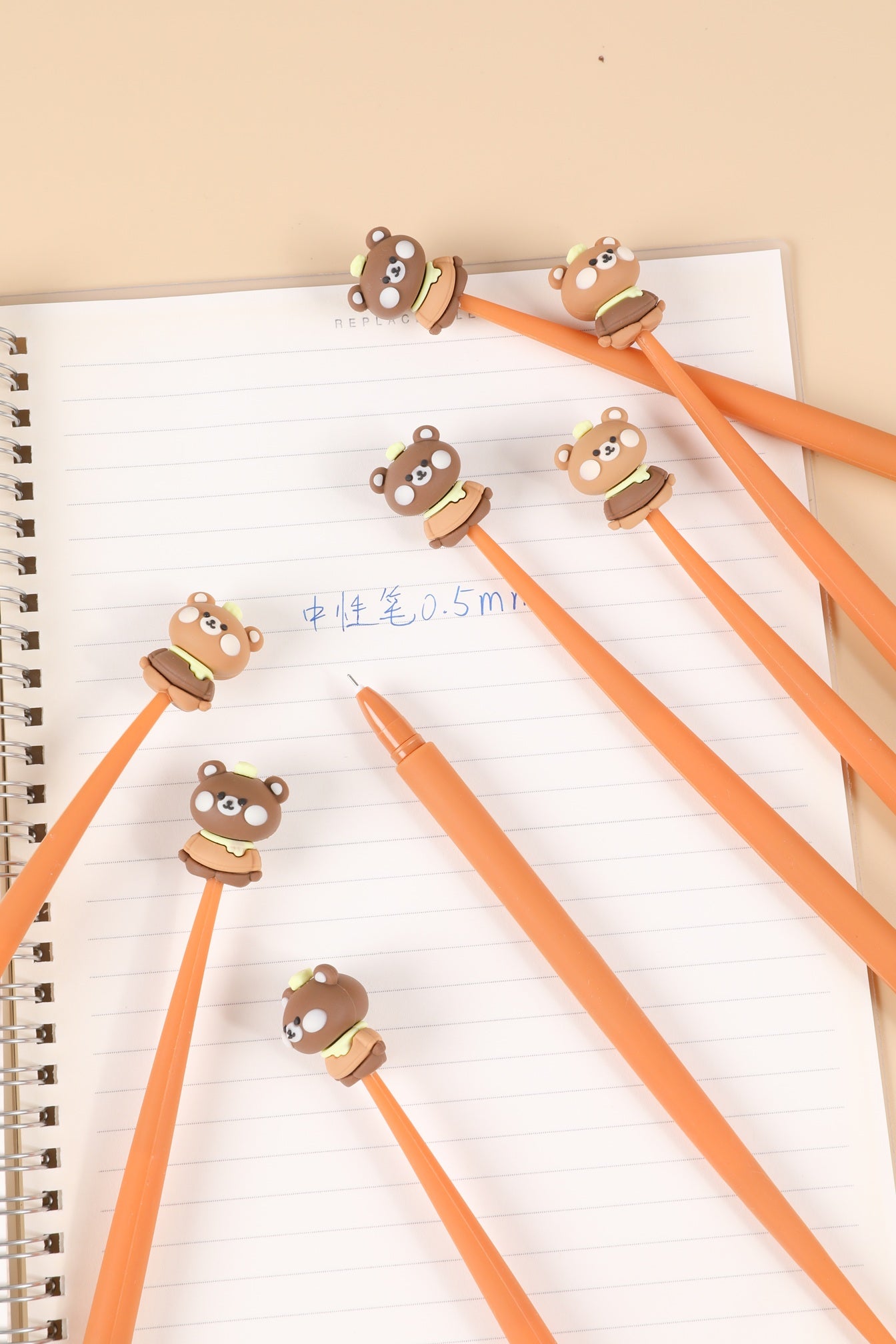 22699 Cheese Bear Wiggle Gel Pen-48