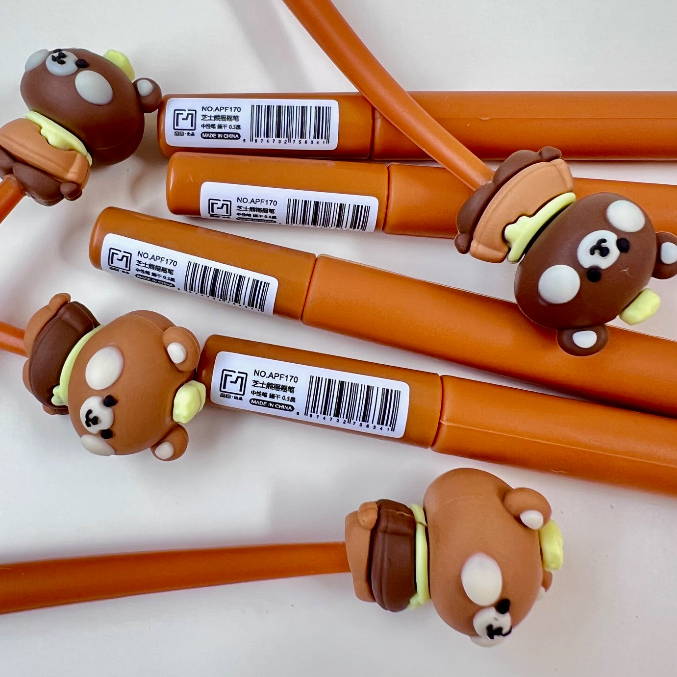 22699 Cheese Bear Wiggle Gel Pen-48