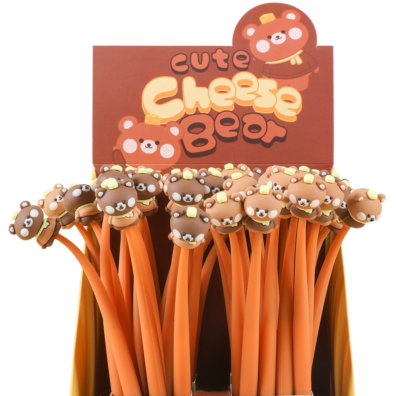 22699 Cheese Bear Wiggle Gel Pen-48