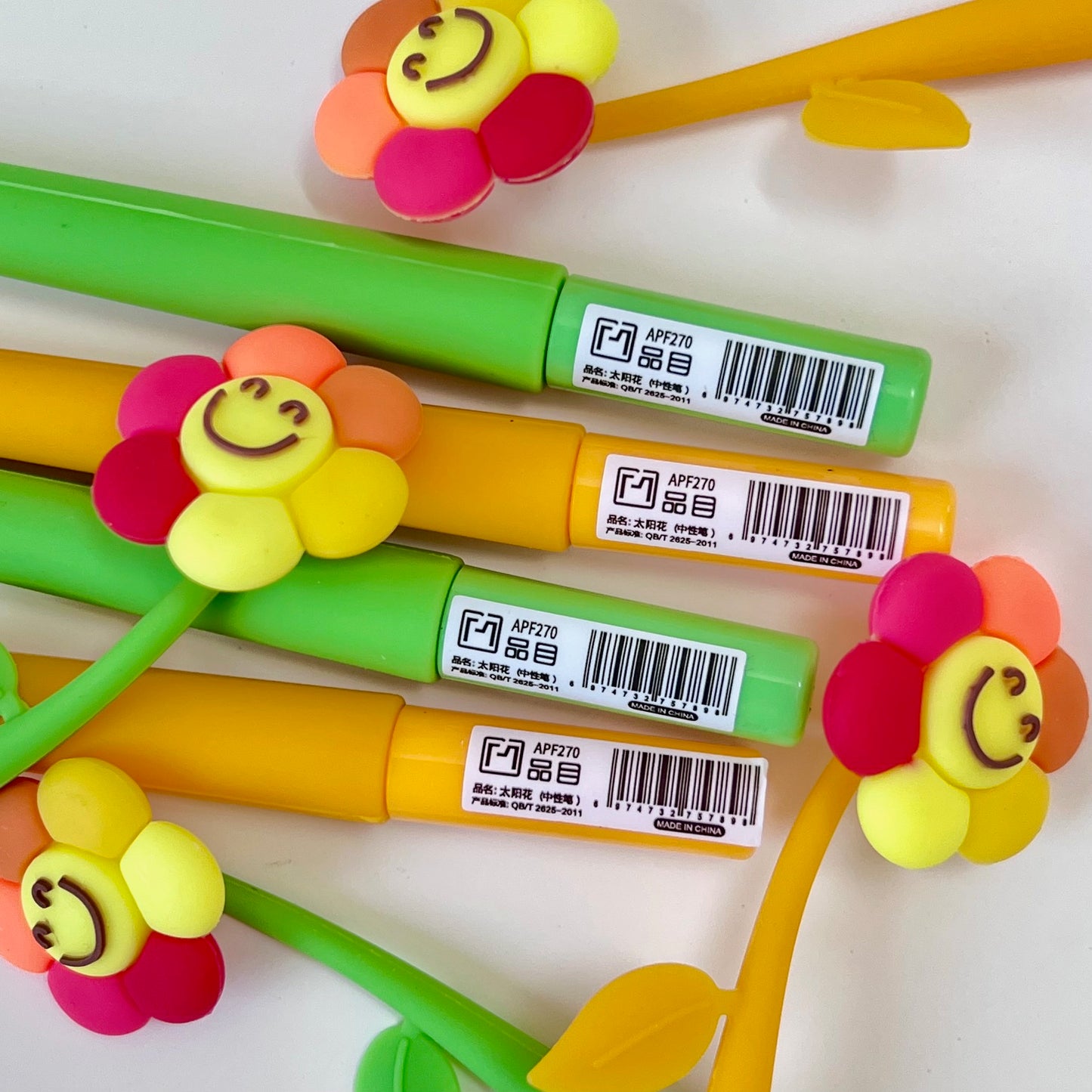 22702 Happy Flower Wiggle Gel Pen-48