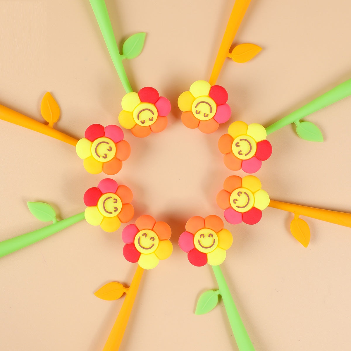 22702 Happy Flower Wiggle Gel Pen-48