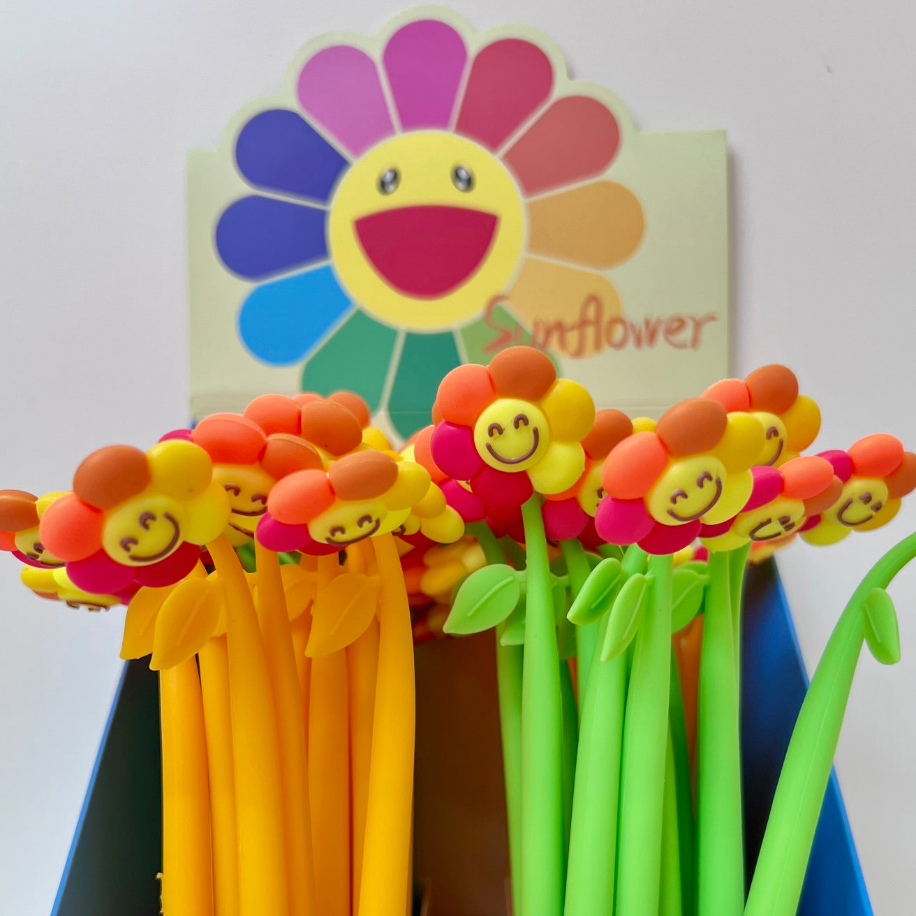 22702 Happy Flower Wiggle Gel Pen-48