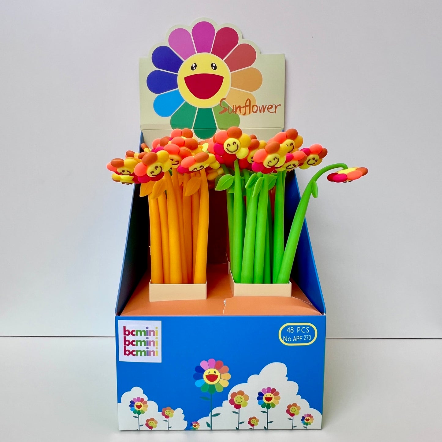 22702 Happy Flower Wiggle Gel Pen-48