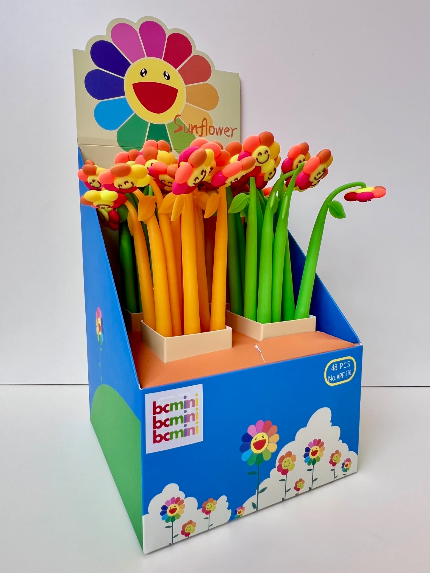 22702 Happy Flower Wiggle Gel Pen-48