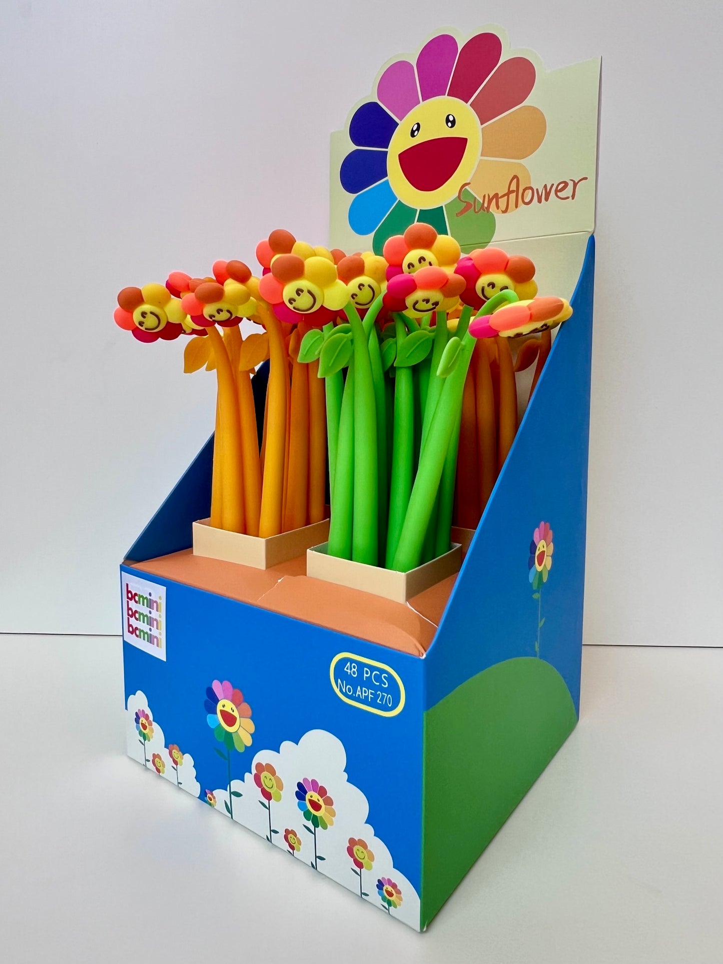 22702 Happy Flower Wiggle Gel Pen-48