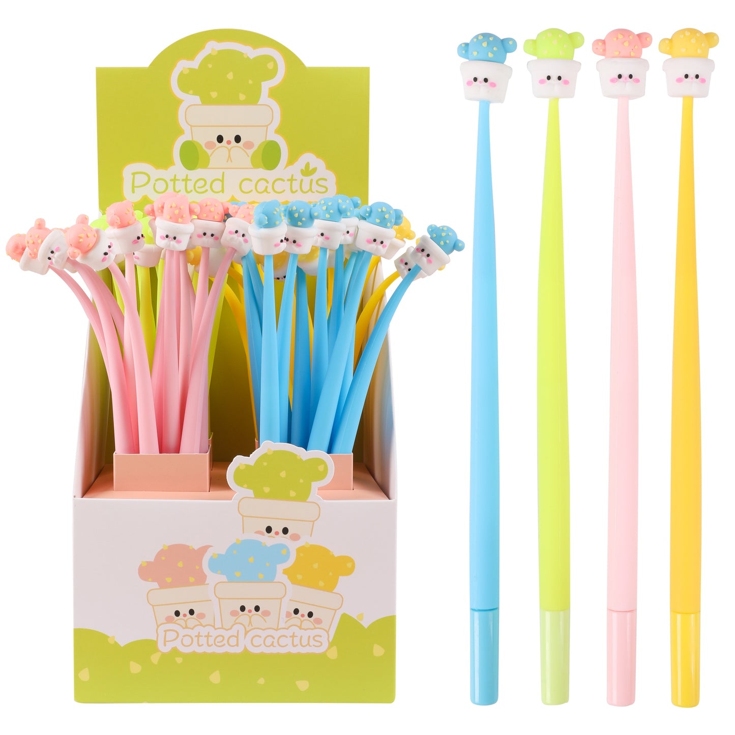 22704 Cactus Wiggle Gel Pen-48