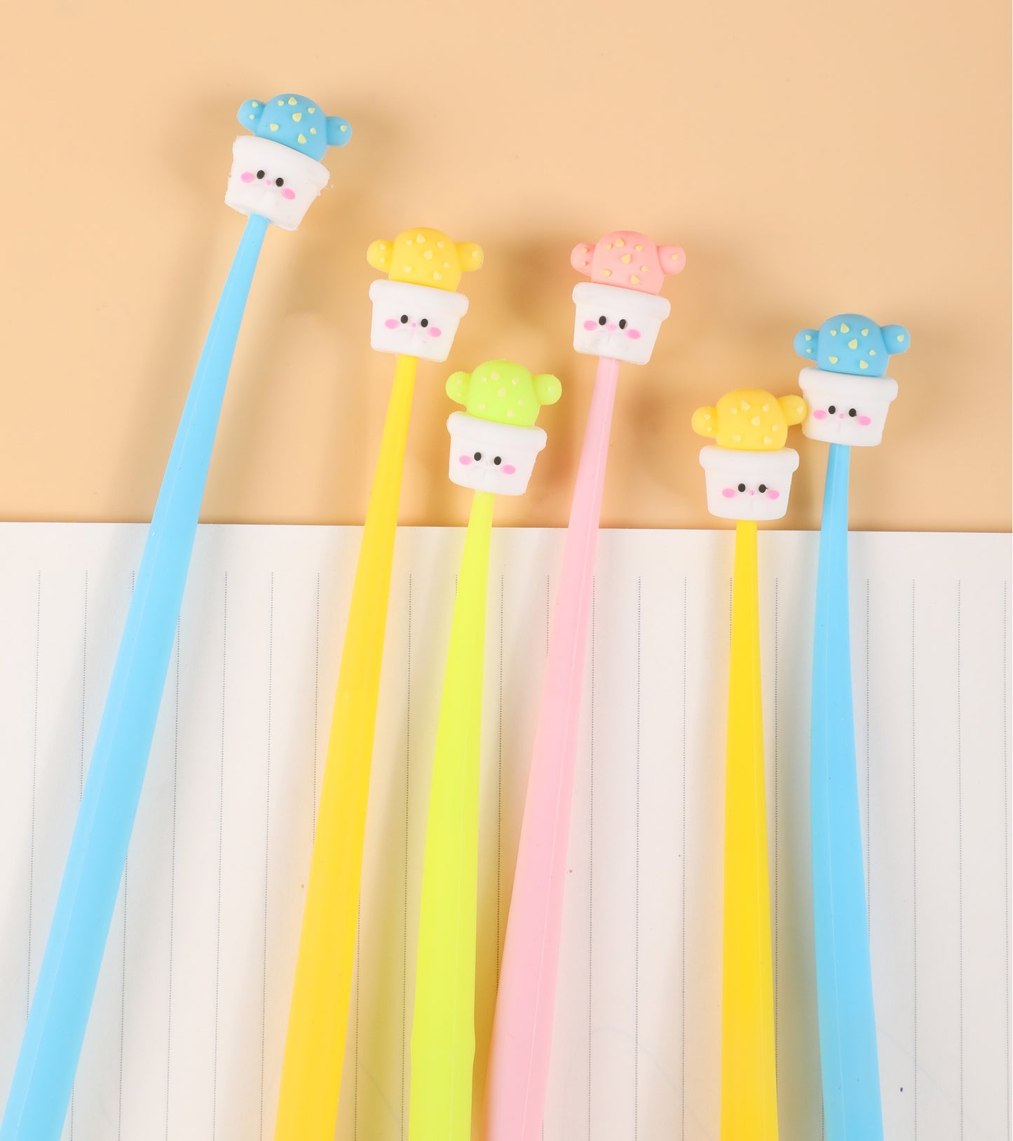 22704 Cactus Wiggle Gel Pen-48