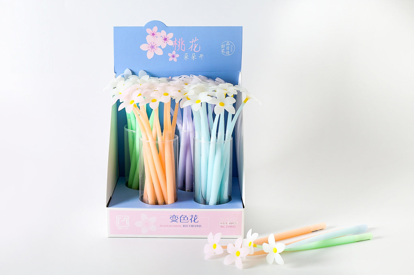 22705 Flower Wiggle Gel Pen-48