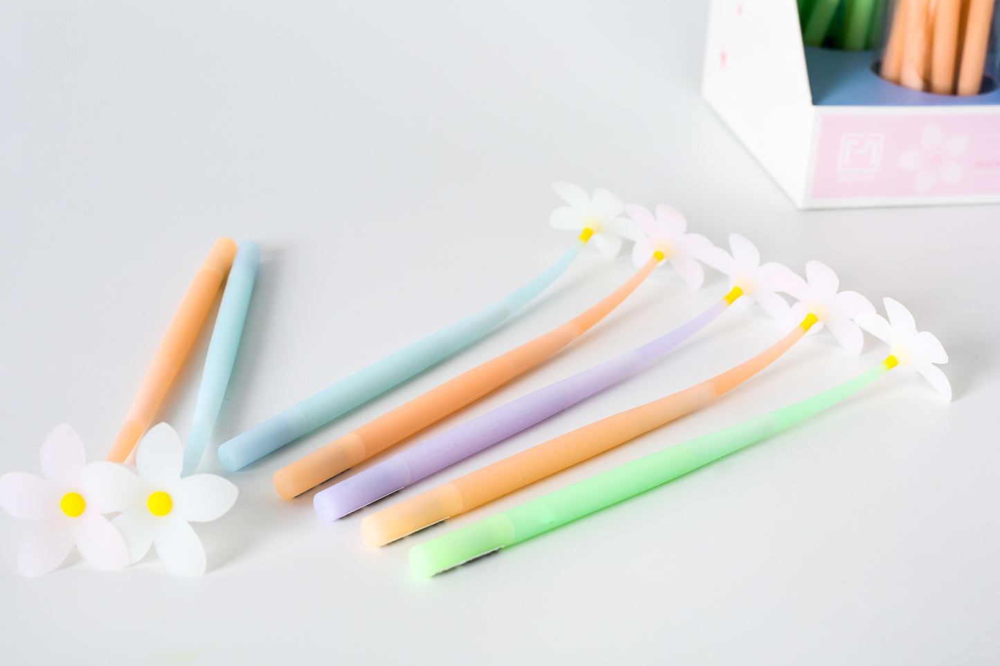 22705 Flower Wiggle Gel Pen-48