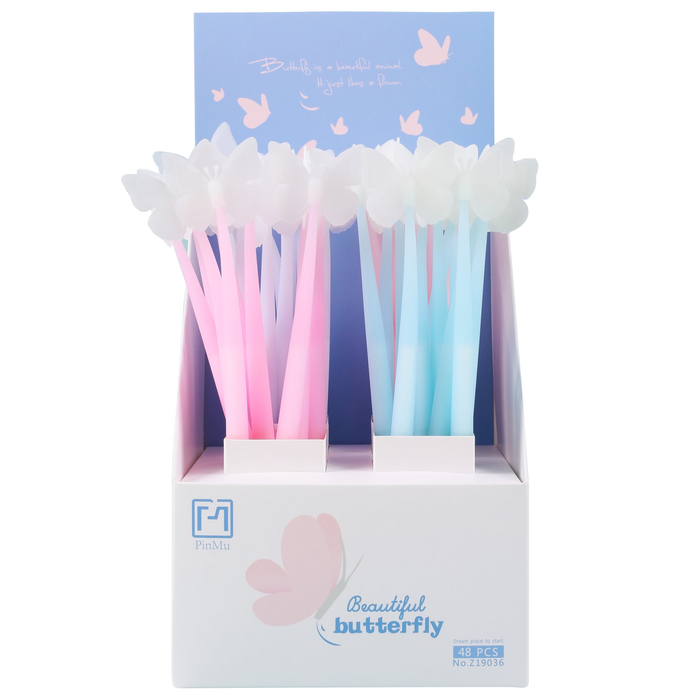 22706 Butterfly Wiggle Gel Pen-48