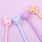 22712 Pastel Cats Wiggle Gel Pen-48