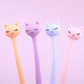 22712 Pastel Cats Wiggle Gel Pen-48