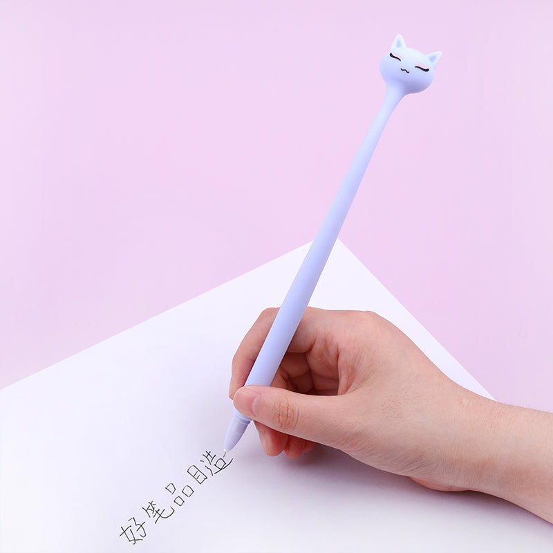 22712 Pastel Cats Wiggle Gel Pen-48