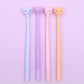 22712 Pastel Cats Wiggle Gel Pen-48