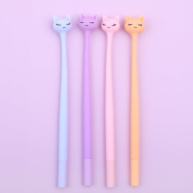 22712 Pastel Cats Wiggle Gel Pen-48