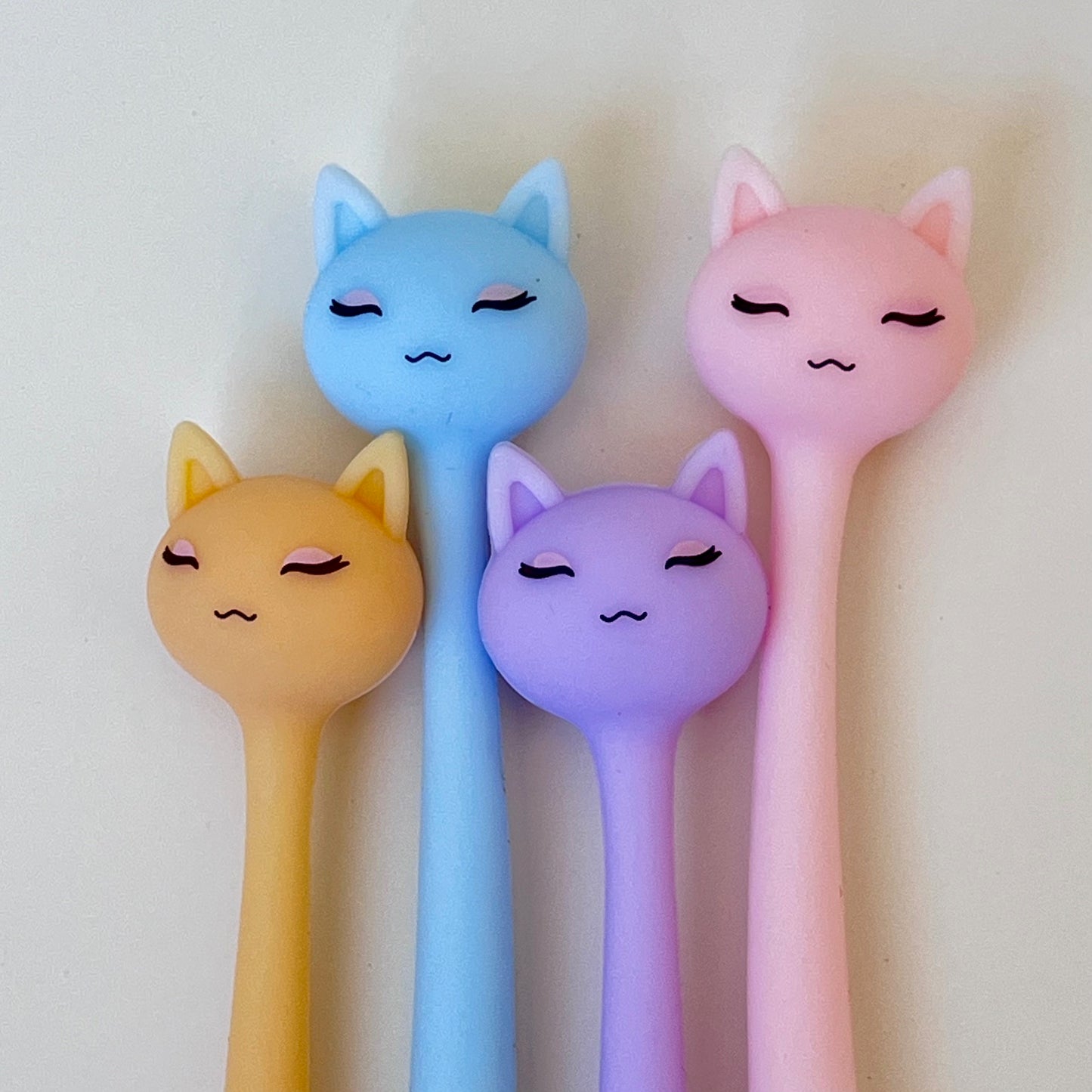 22712 Pastel Cats Wiggle Gel Pen-48