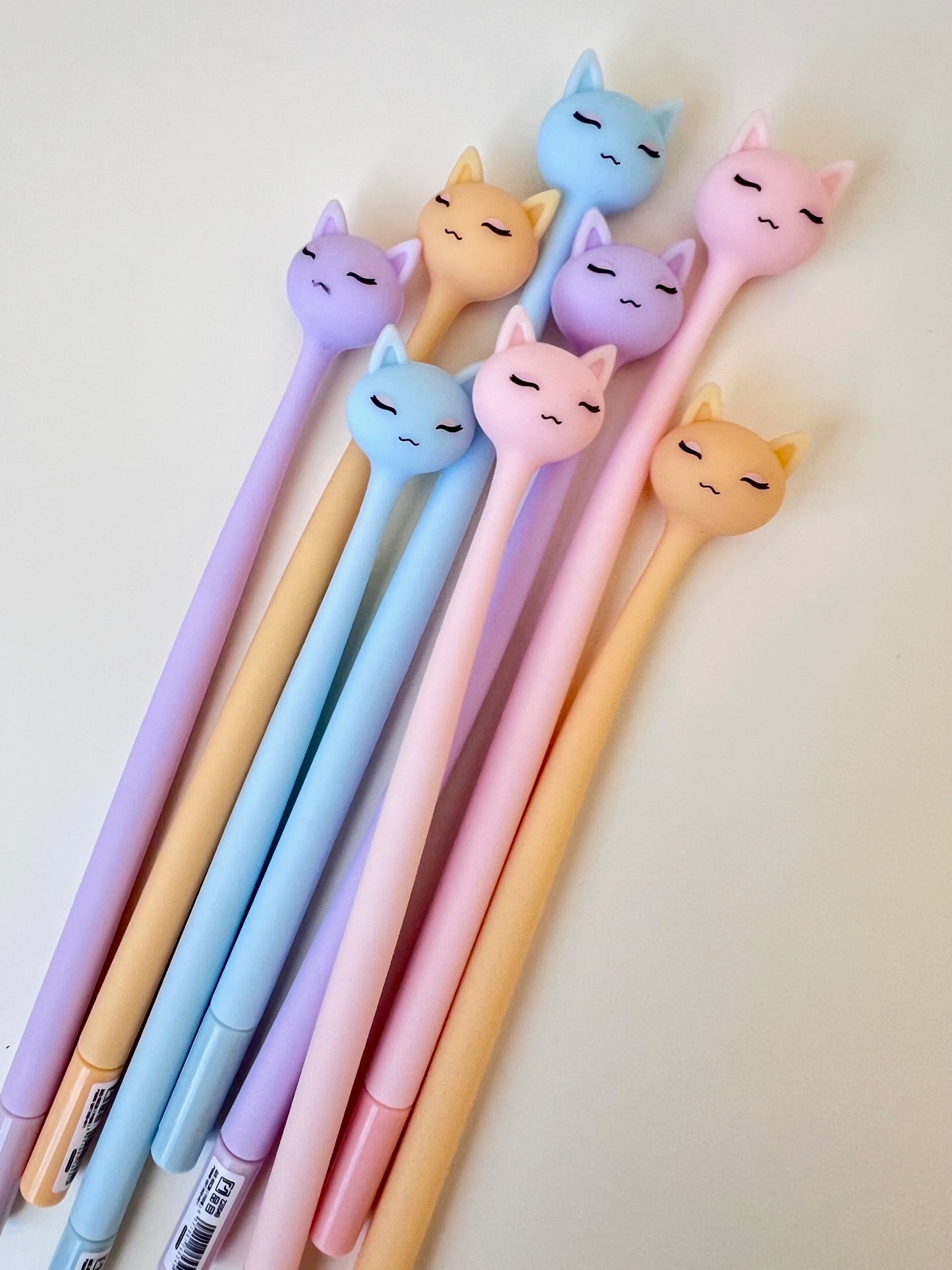 22712 Pastel Cats Wiggle Gel Pen-48
