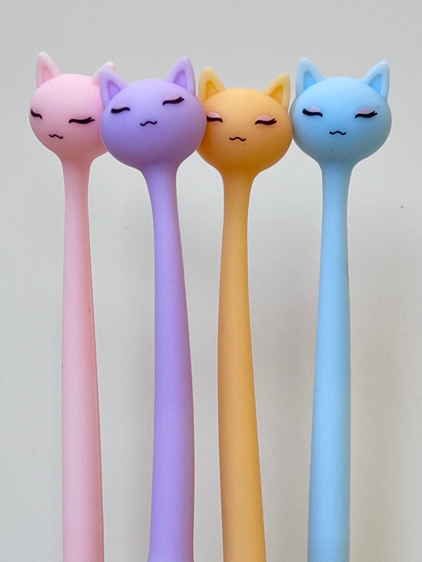 22712 Pastel Cats Wiggle Gel Pen-48