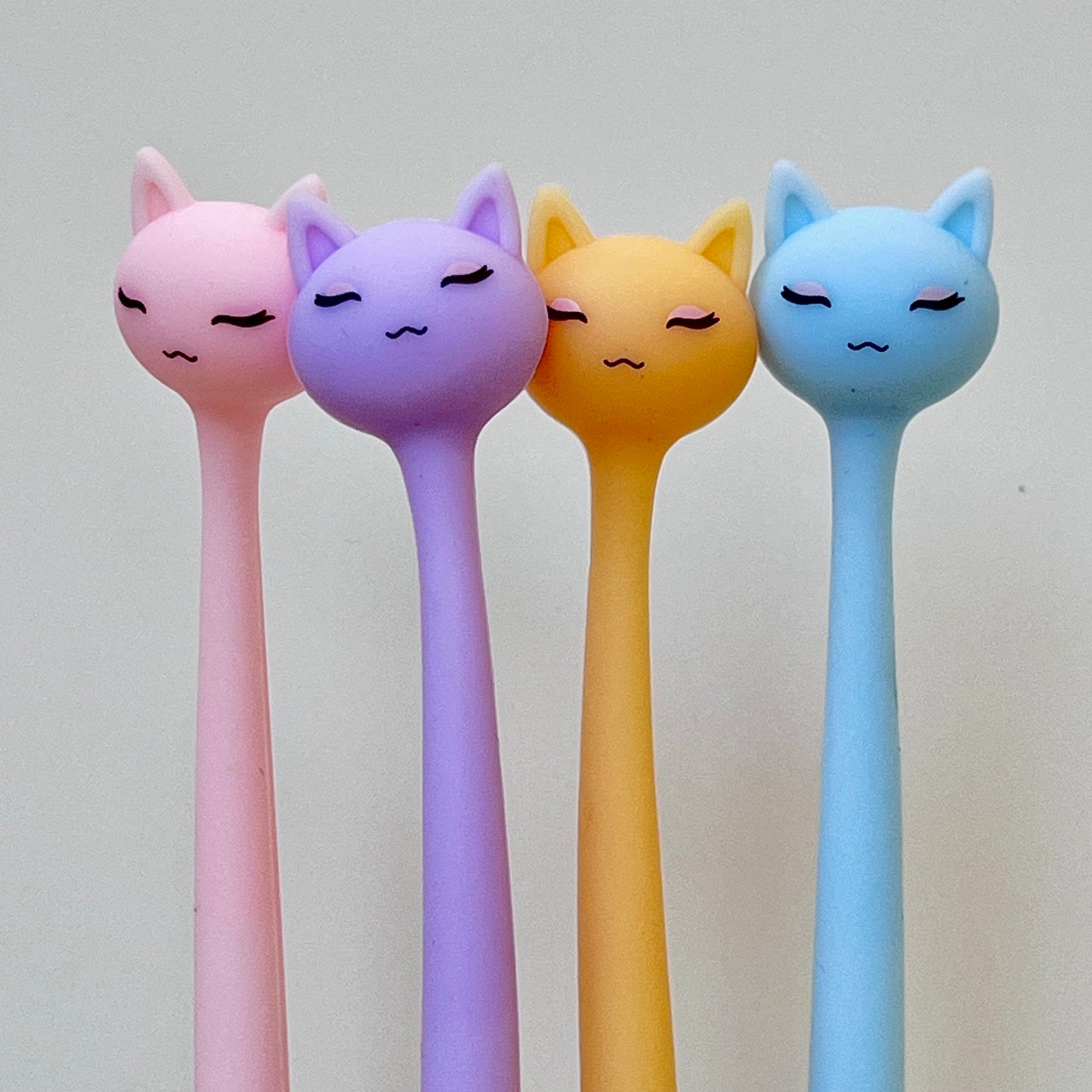 22712 Pastel Cats Wiggle Gel Pen-48