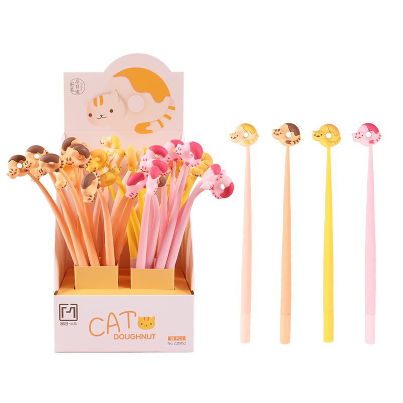 22713 Cat Donuts Wiggle Gel Pen-48