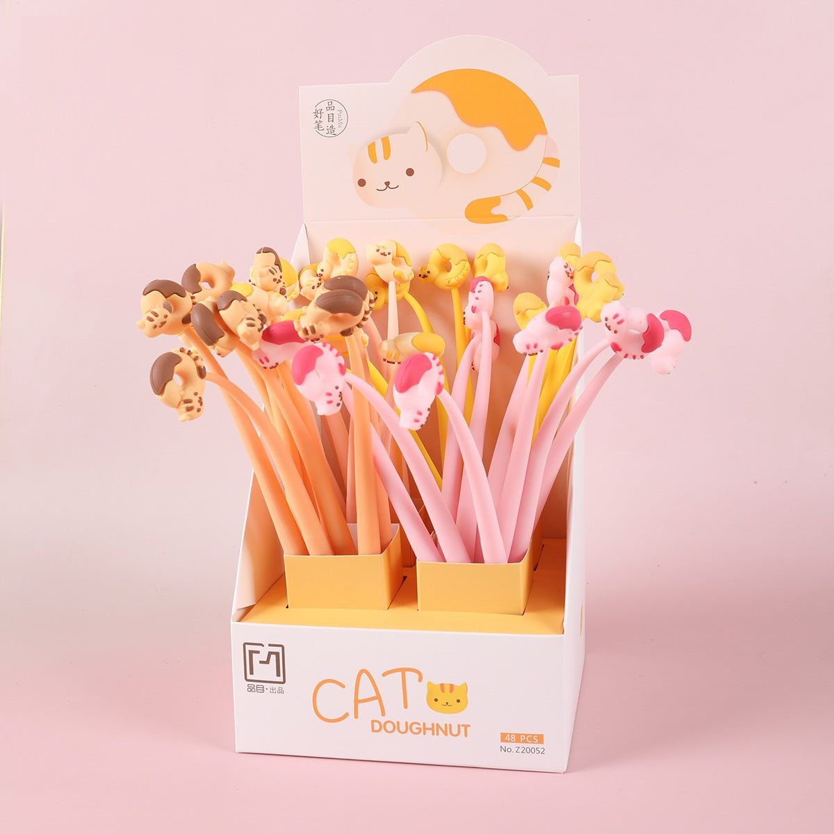 22713 Cat Donuts Wiggle Gel Pen-48
