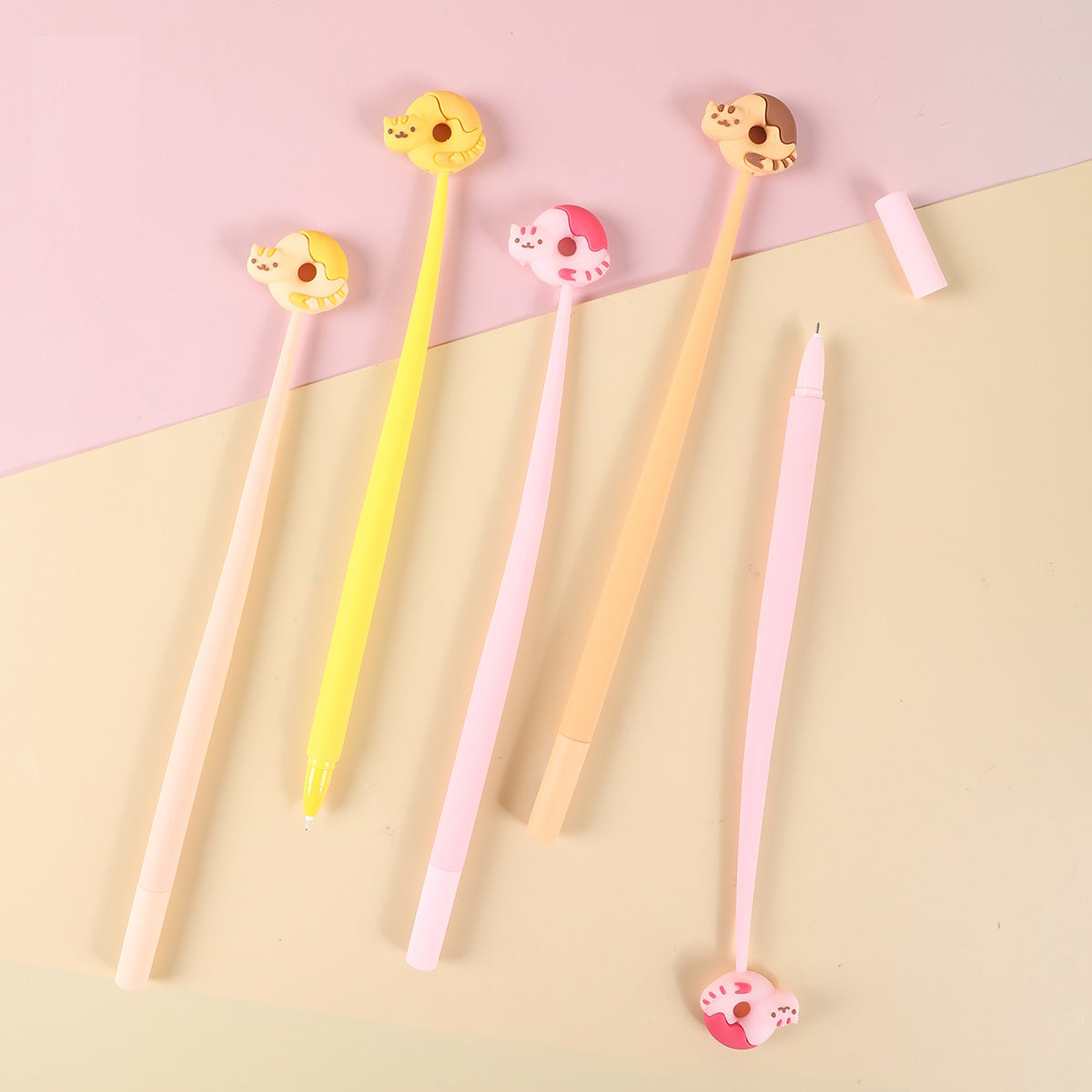 22713 Cat Donuts Wiggle Gel Pen-48