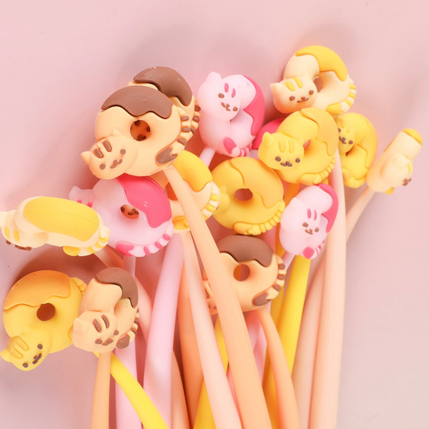 22713 Cat Donuts Wiggle Gel Pen-48