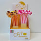 22713 Cat Donuts Wiggle Gel Pen-48