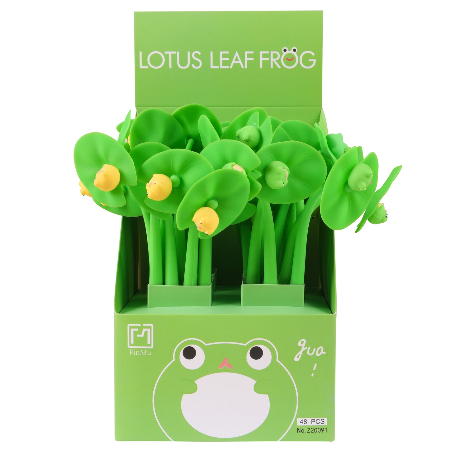 22714 Frog Lily Wiggle Pad Gel Pen-48