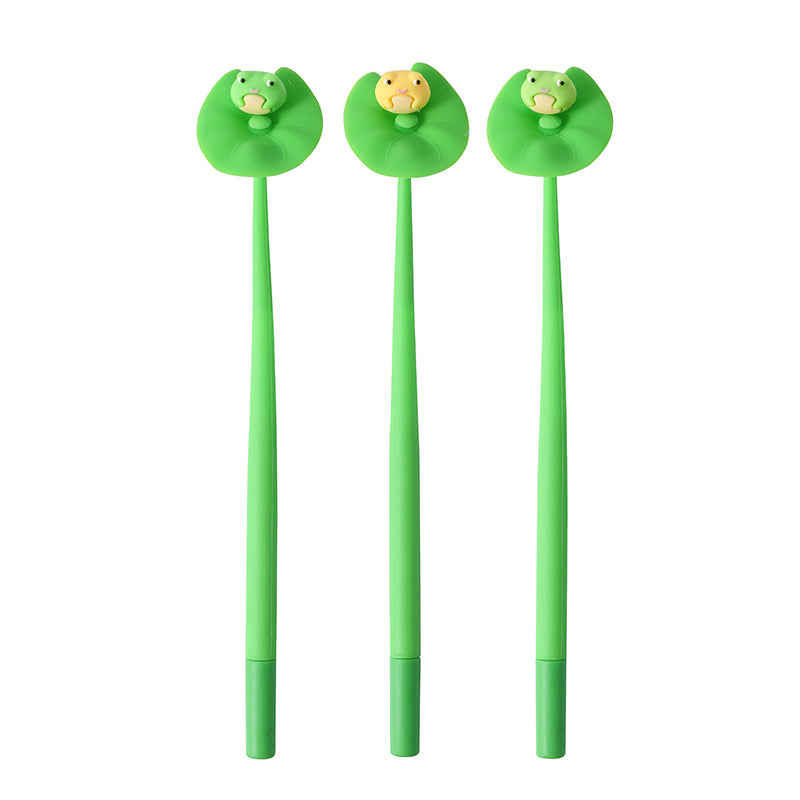 22714 Frog Lily Wiggle Pad Gel Pen-48